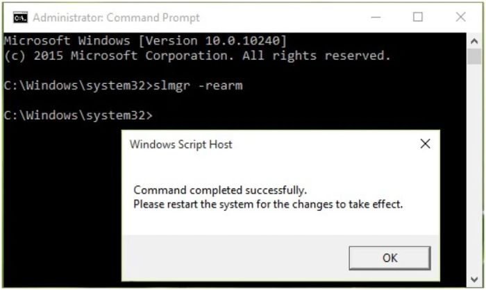 Lỗi 'your windows license will expire soon'