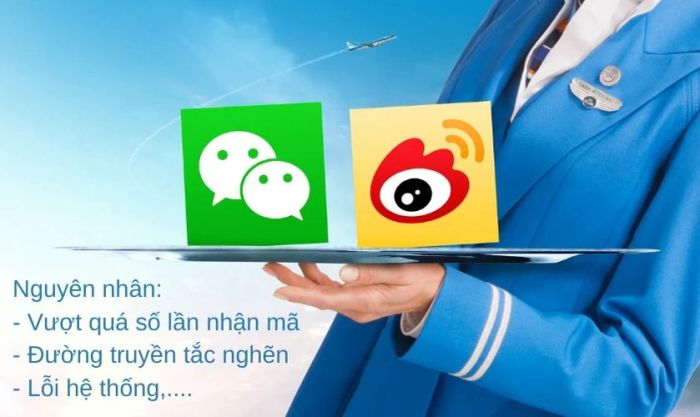 Vì sao Weibo không gửi mã xác nhận?