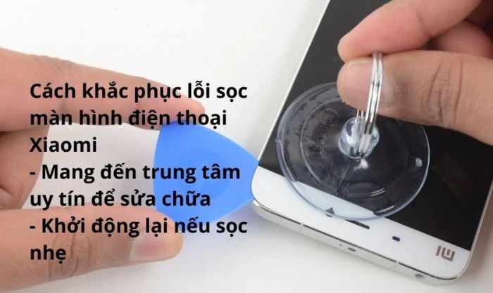 Cách xử lý lỗi màn hình bị sọc trên điện thoại Xiaomi