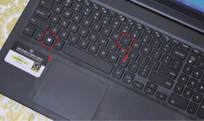 Bạn nhấn tổ hợp phím Windows + I để mở cửa sổ Setting
