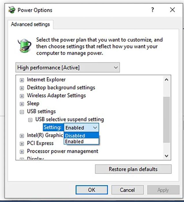 lỗi usb device not recognized