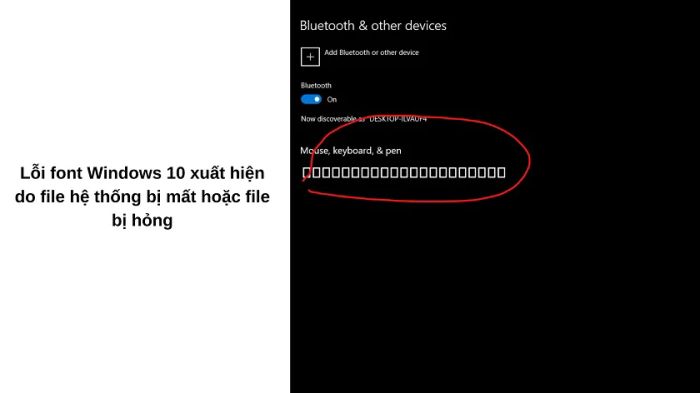 Hướng dẫn khắc phục lỗi font chữ Win 10 hiệu quả