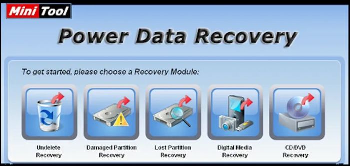 MiniTool Partition Recovery là phần mềm phục hồi dữ liệu ổ cứng nổi bật.