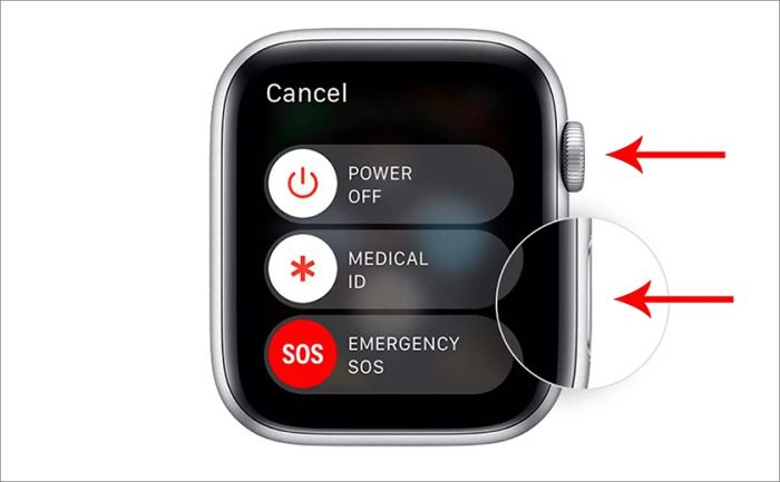 Cách sửa lỗi màn hình Apple Watch bằng cách khởi động lại thiết bị