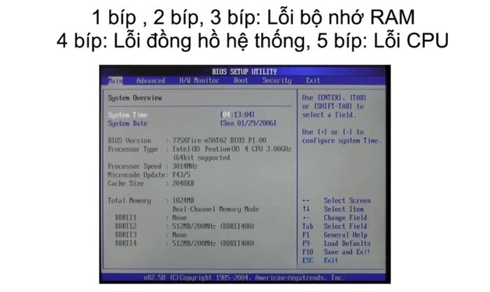 Giải mã âm thanh bíp bíp của laptop và máy tính