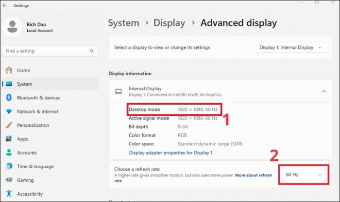Hướng dẫn điều chỉnh màn hình laptop bị tối mờ