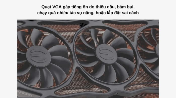 Nguyên nhân gây ra tình trạng quạt VGA kêu to