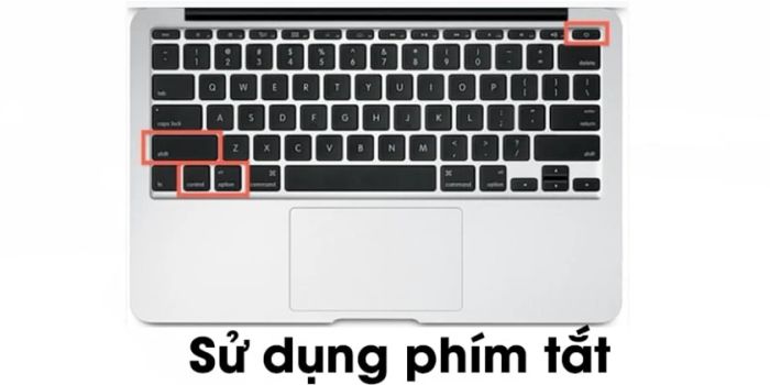 Phương pháp 1: Sử dụng tổ hợp phím tắt trên MacBook để sửa lỗi