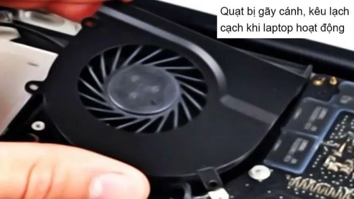 Quạt bị gãy cánh hoặc hư hỏng ảnh hưởng nghiêm trọng đến nhiệt độ CPU