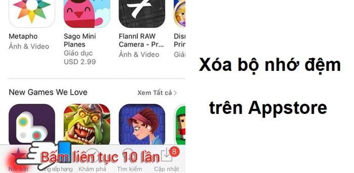 Xóa bộ nhớ đệm