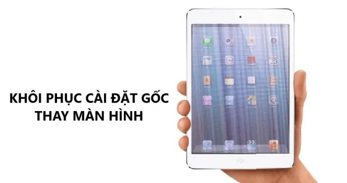 Cách sửa màn hình iPad bị sọc đen, trắng, xanh, sọc ngang mờ, giật, chập chờn