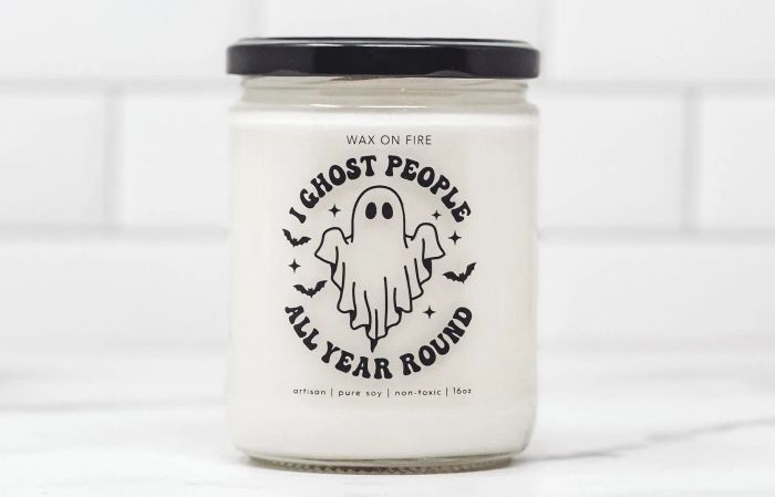 the Ghost People All Year Round candle