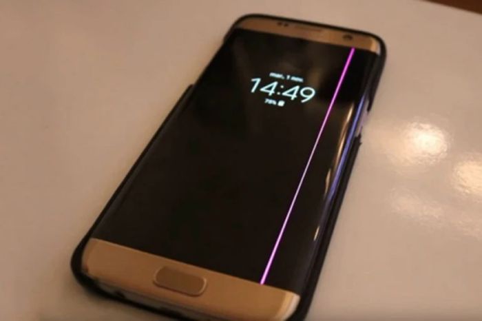 Sửa lỗi màn hình Samsung S7 Edge bị sọc