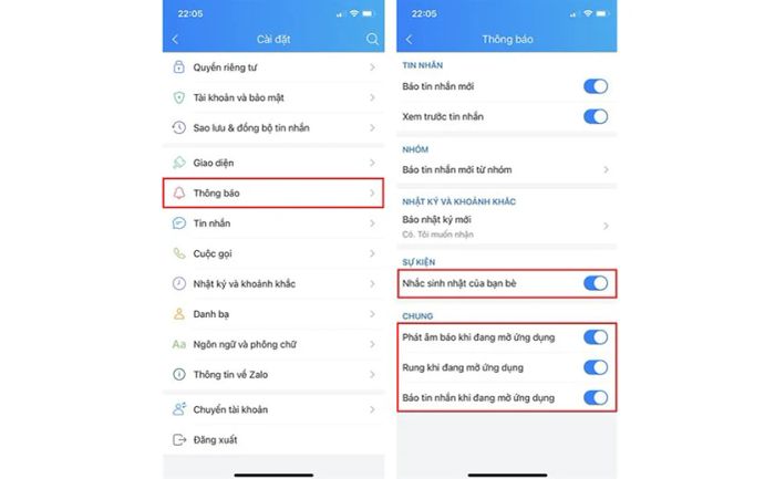 Gặp phải vấn đề không nhận được thông báo