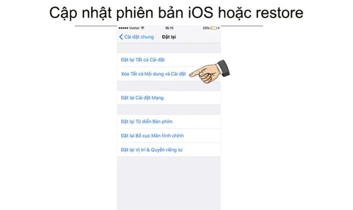 Giải pháp khắc phục lỗi phần mềm khi iPhone 7 nóng lên