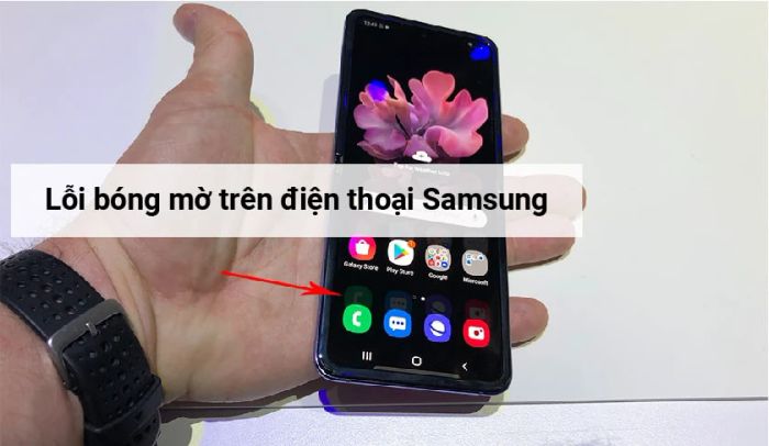 Hiện tượng màn hình Samsung bị bóng mờ là gì?