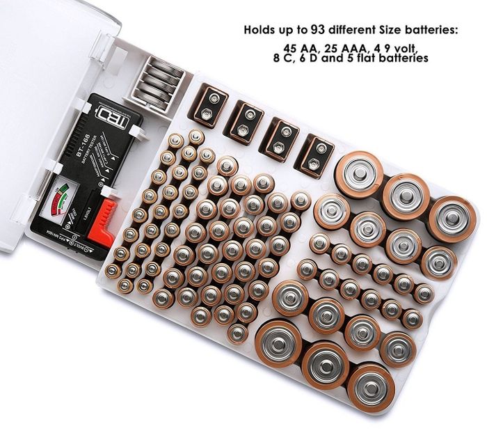 The battery storage holder