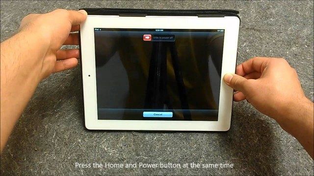 Khởi động lại iPad của bạn