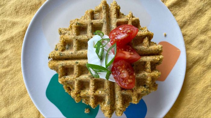 Let's get to waffling that falafel mix!