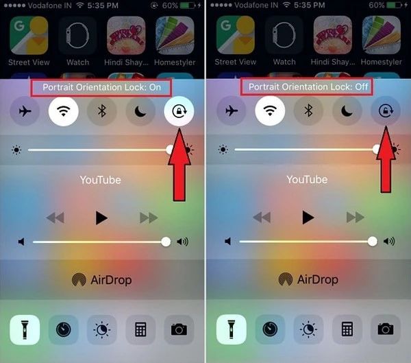 Khắc phục lỗi không xoay được màn hình iPhone