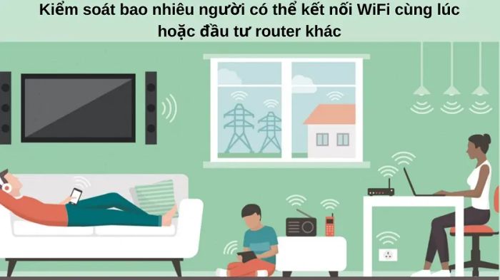 Vấn đề do nhiều người dùng cùng kết nối WIFI