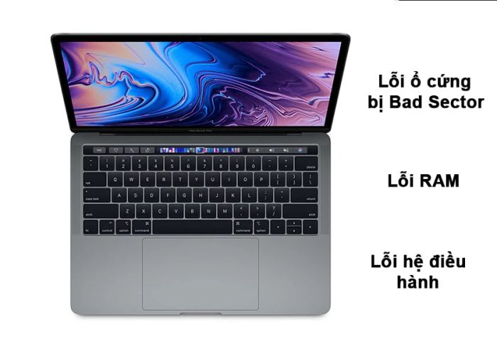 Nguyên nhân Macbook Pro không vào được hệ điều hành