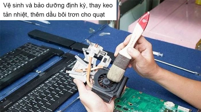 Giải pháp khắc phục tình trạng quạt laptop kêu to