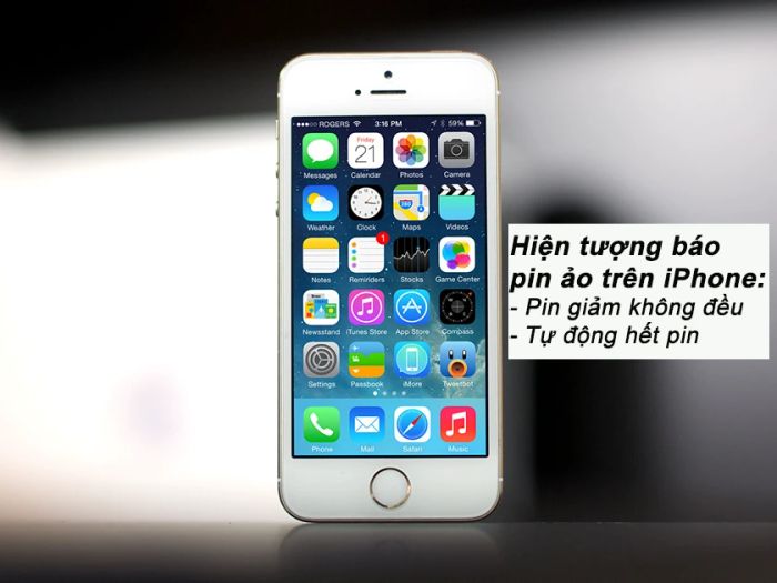 Nguyên nhân và cách nhận diện khi iPhone 5, 5s báo pin ảo