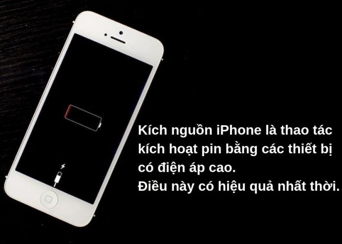 Cách khắc phục tình trạng iPhone không lên nguồn, sạc không vào, bị sập nguồn hoặc hết pin bằng cách kích nguồn điện thoại