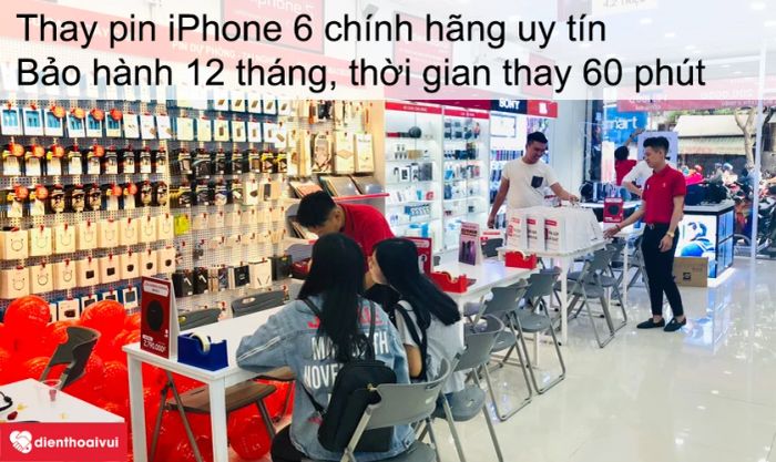 Dịch vụ thay pin iPhone chính hãng uy tín tại Mytour