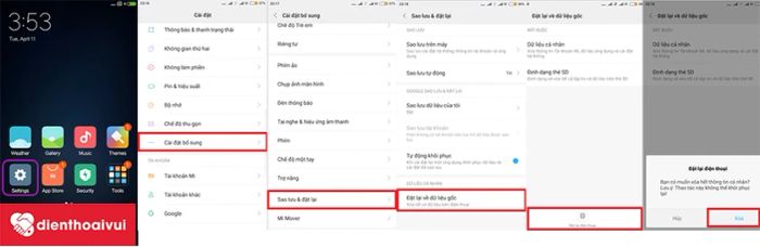 Khôi phục cài đặt gốc (Hard Reset) cho iPhone, iPad