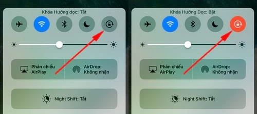 Lỗi hư cảm biến xoay màn hình trên iPhone