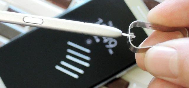 Khắc phục tình trạng bút Spen Samsung Note 9, Note 10 không kết nối bằng cách thay ngòi bút.