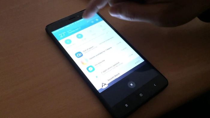 dấu hiệu màn hình Xiaomi Note 4 bị liệt cảm ứng