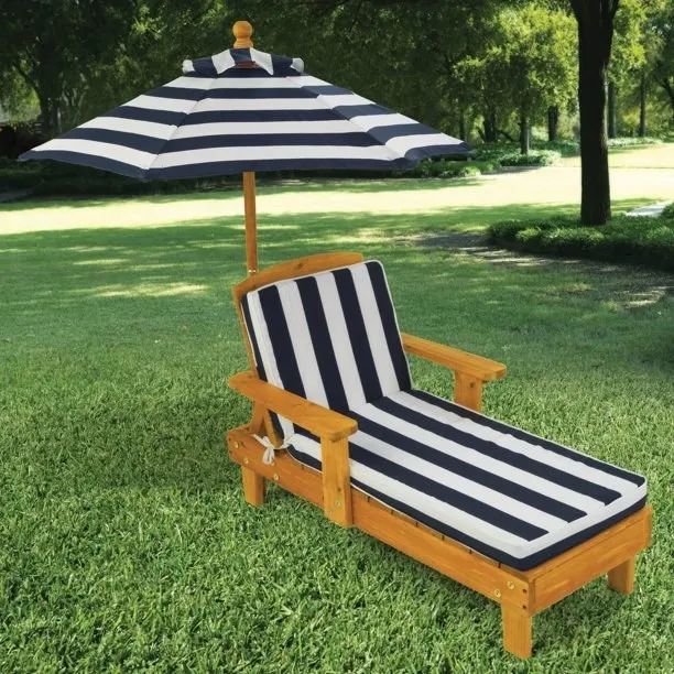 The kid's chaise lounge chair, perfect for little ones to relax in comfort.