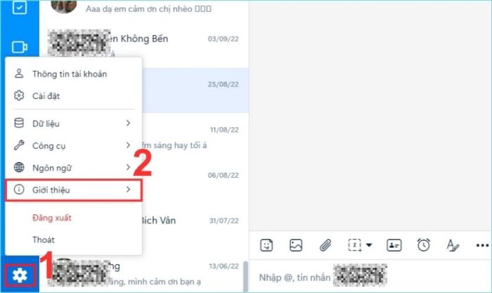Cập nhật Zalo PC phiên bản mới nhất nếu gặp sự cố kết nối.