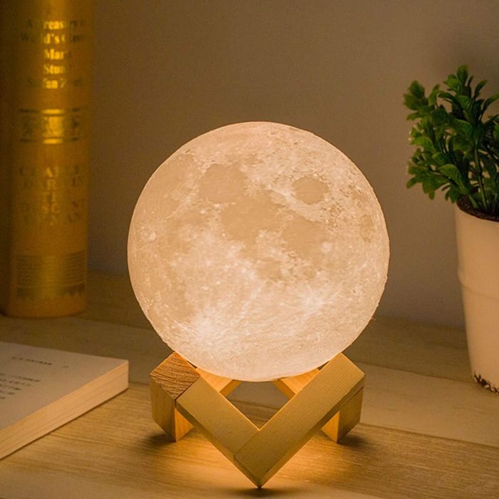 The moon light resting in its designated spot