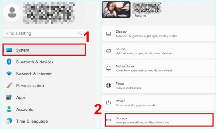 Giải pháp khắc phục ổ đĩa C bị đầy trên Win 11 bằng Storage Sense