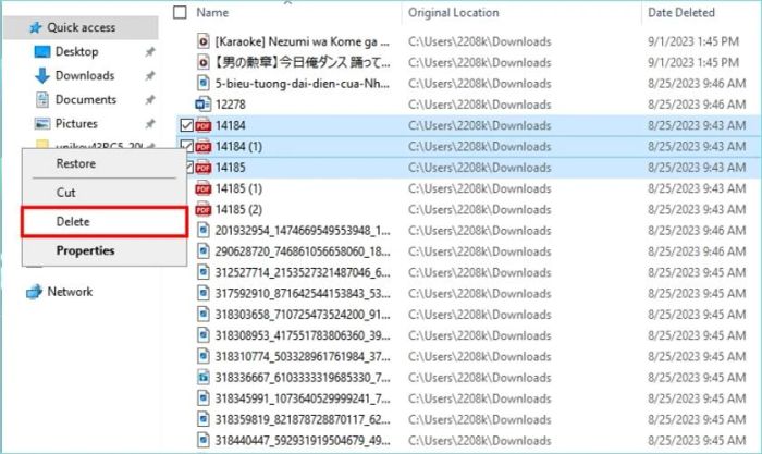 Loại bỏ các thư mục không cần thiết để giải phóng dung lượng ổ đĩa C trên Win 11