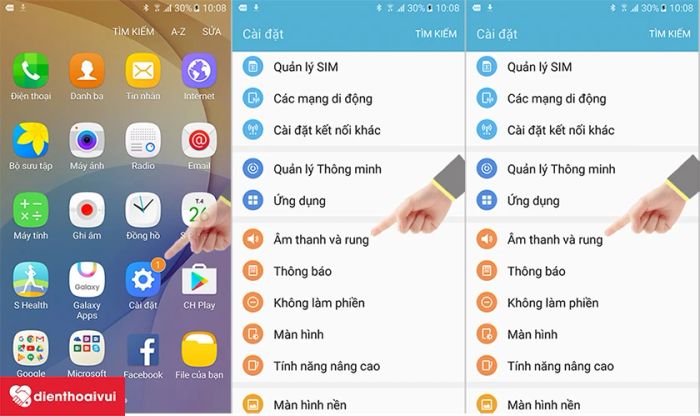 Khởi động lại hoặc khôi phục cài đặt gốc khi loa điện thoại bị rè