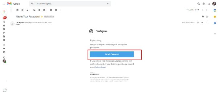 Nhấn vào liên kết đã được gửi đến email của bạn.