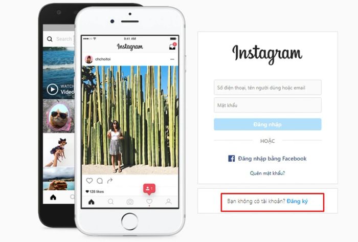 Hướng dẫn tạo tài khoản Instagram trên máy tính bằng trình duyệt web