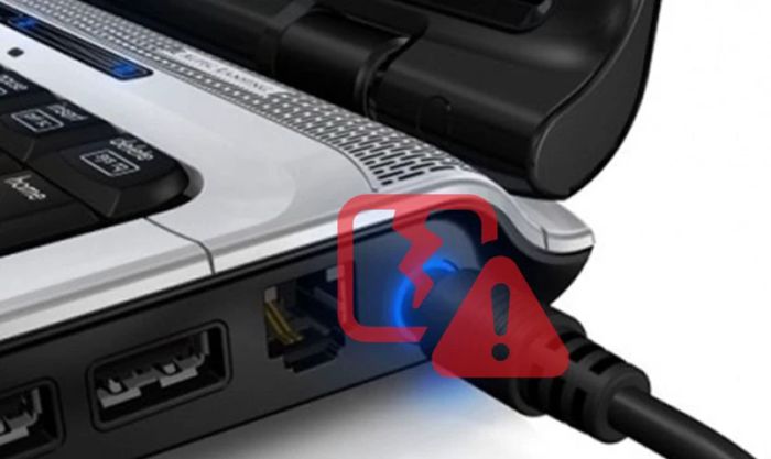 Phụ kiện sạc laptop Dell bị lỗi hoặc hư hỏng