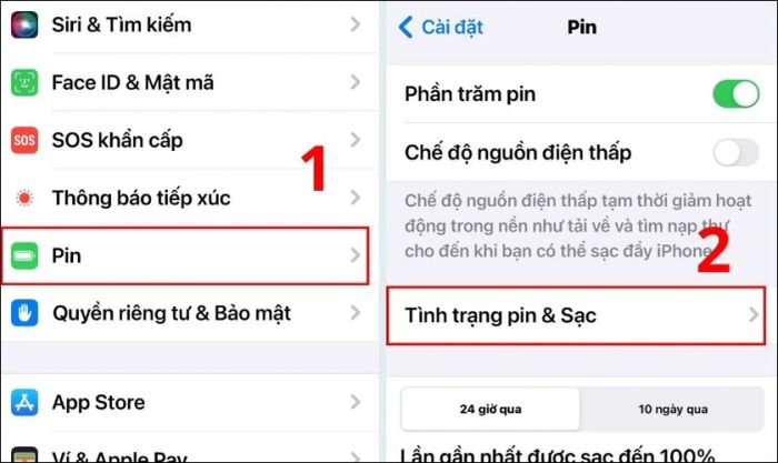 Kiểm tra tình trạng pin thường xuyên