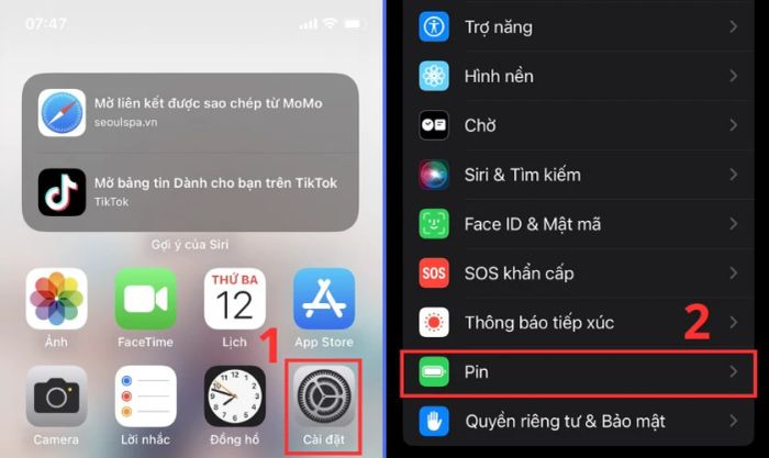 Tắt tính năng tiết kiệm pin khi màn hình iPhone 13 Pro Max gặp hiện tượng giật hoặc lag.