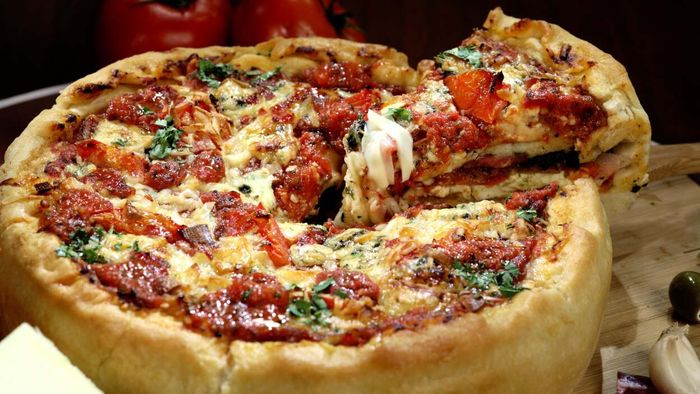 Chicago deep-dish