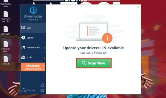 Hướng dẫn sử dụng Driver Easy để sửa lỗi camera laptop bị ngược