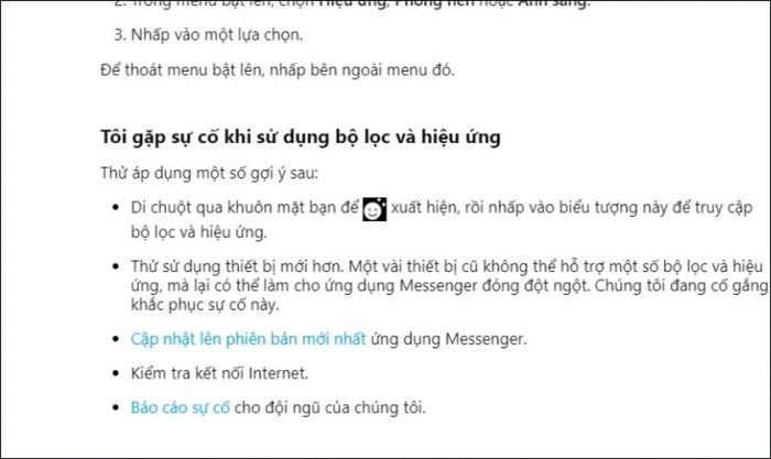 Liên hệ Trung tâm hỗ trợ Facebook