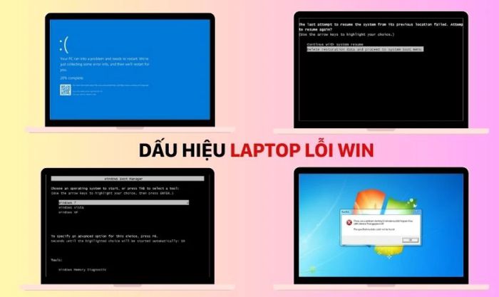 Tổng hợp các lỗi Win trên laptop mà người dùng thường gặp phải