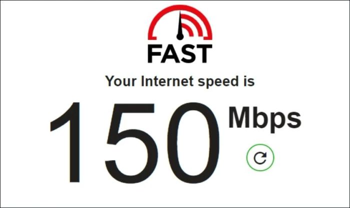 Kiểm tra kết nối mạng để sửa lỗi Messenger mất hiệu ứng